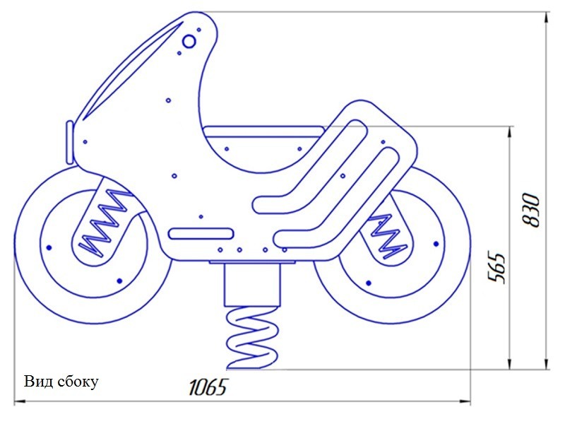 КБ-18 Качалка на пружине «Мотоцикл»