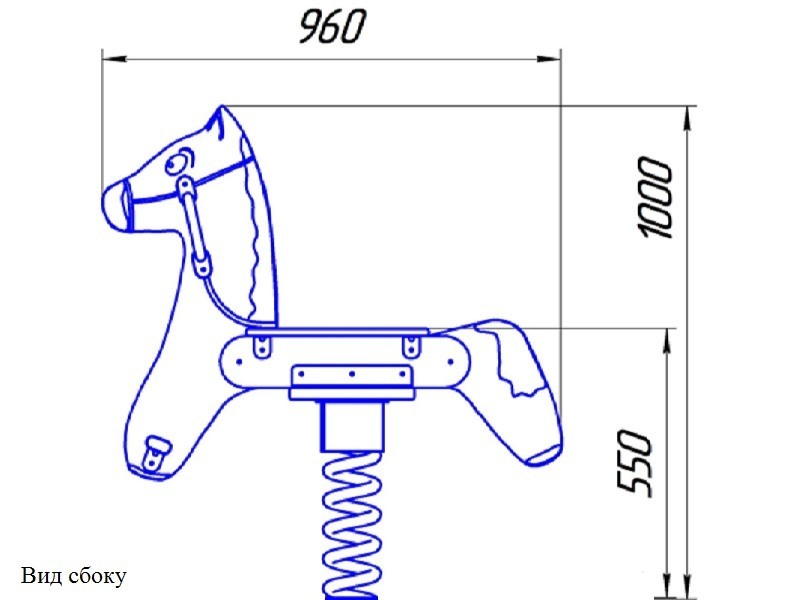 КБ-39 Качалка на пружине «Лошадка»