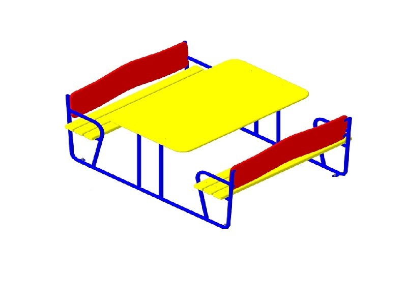 МФ-10.5 Стол со скамьями