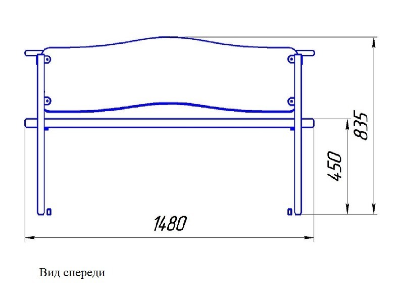 МФ-10.5 Стол со скамьями