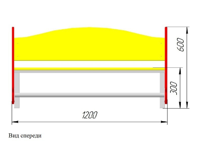 МФ-32.08 Лавочка детская