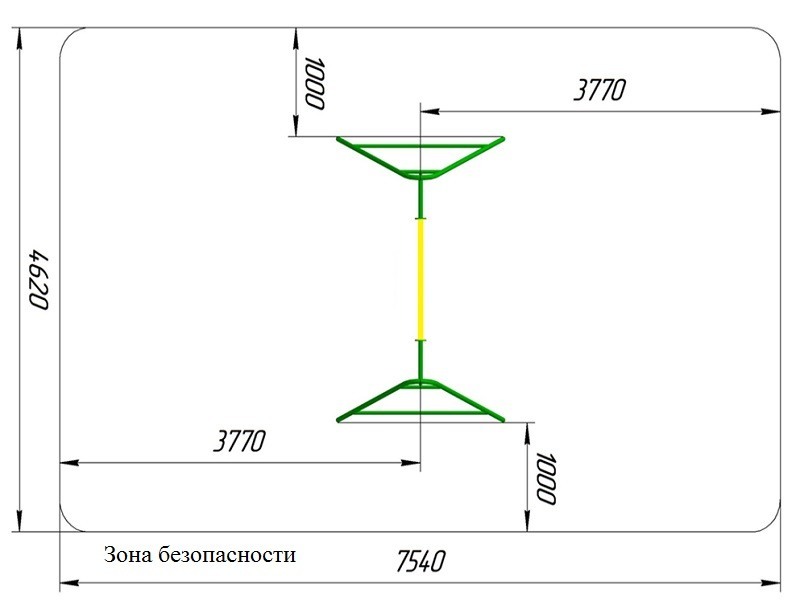 КЧ-01Б Качели без подвеса