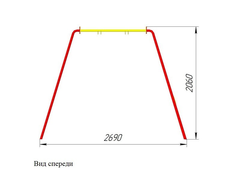 КЧ-01Р1 Качели без подвесов