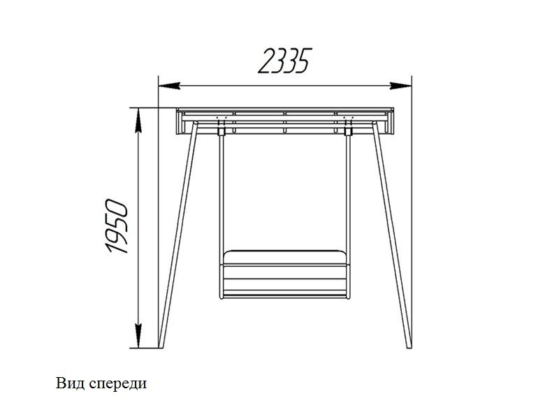 КЧ-05 Диван-качели «Комфорт»