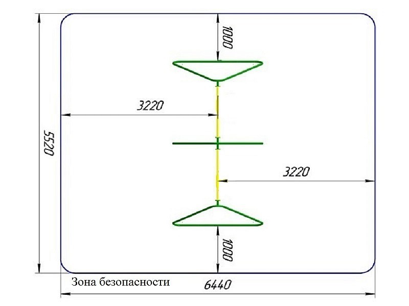 КЧ-07.1 Качели двойные