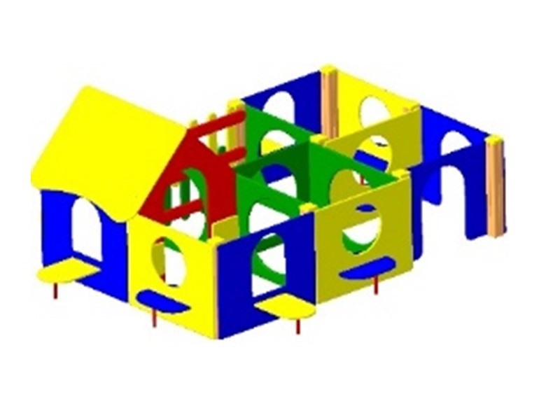 ИО-05.3 Игровое оборудование «Лабиринт » 6 секции