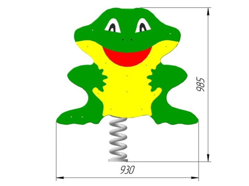 КБ-15 Качалка на пружине «Лягушонок»