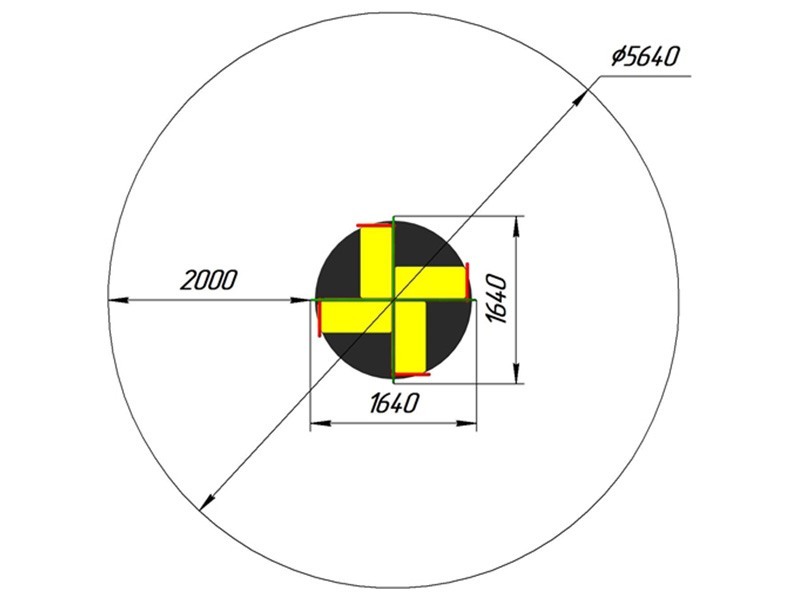 КР-08 Карусель с платформой