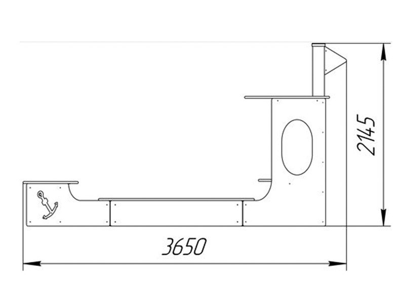 ПС-13 Песочница «Кораблик»