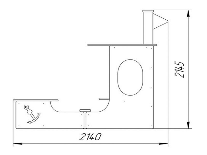 ПС-13.2 Песочница «Кораблик»